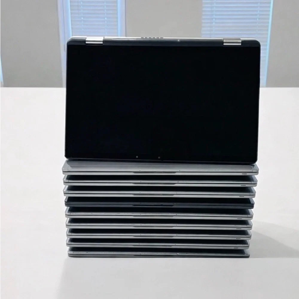 Convertible Laptop with Black and Silver Finish
